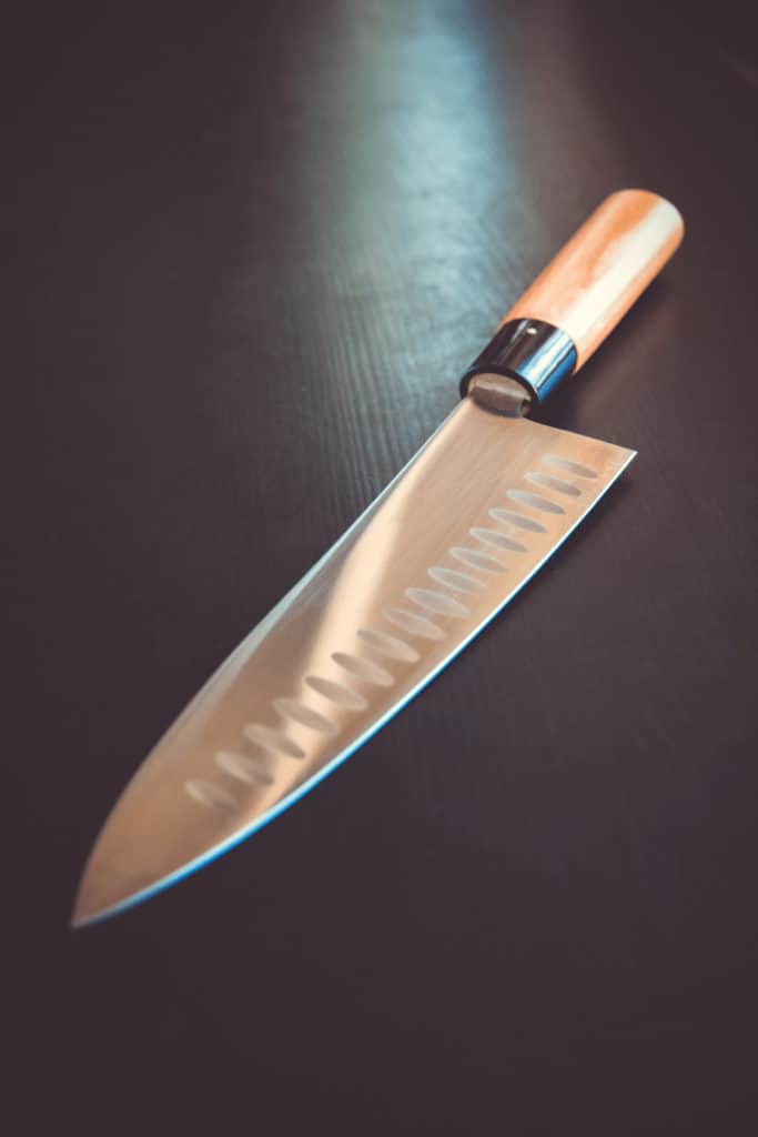 Gyuto knives have a sharp blade