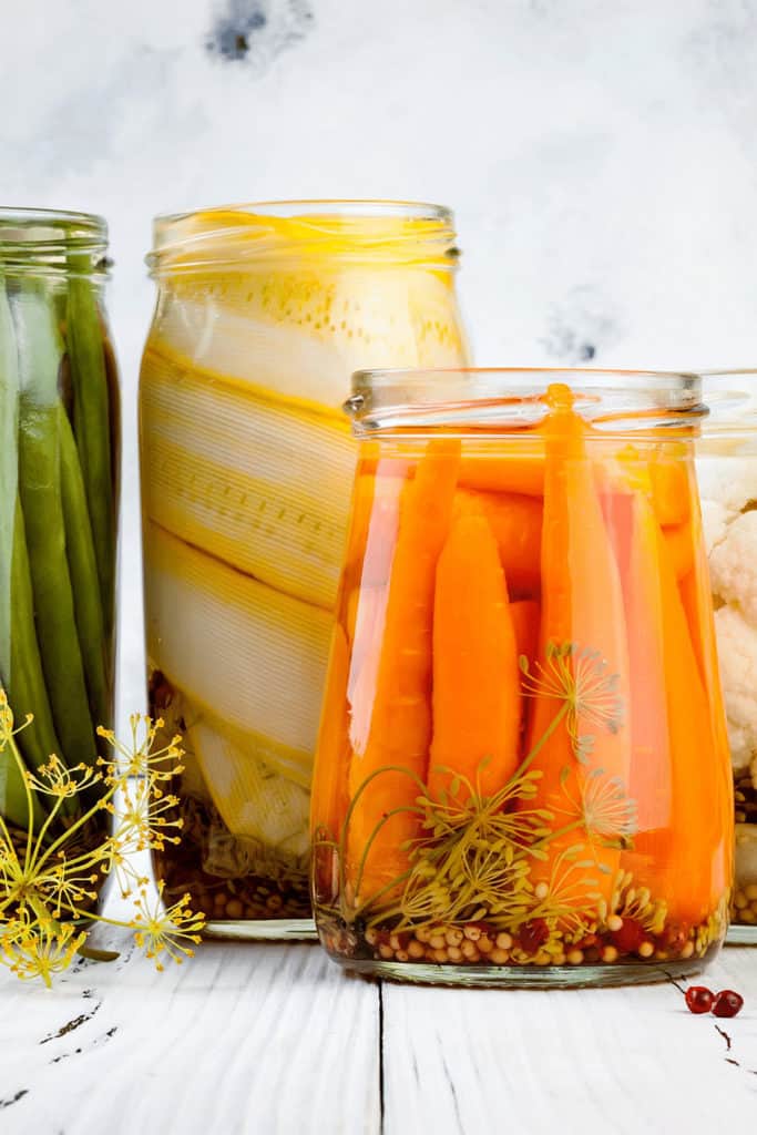 Jars need to be very clean when canning vegtables using sous-vide