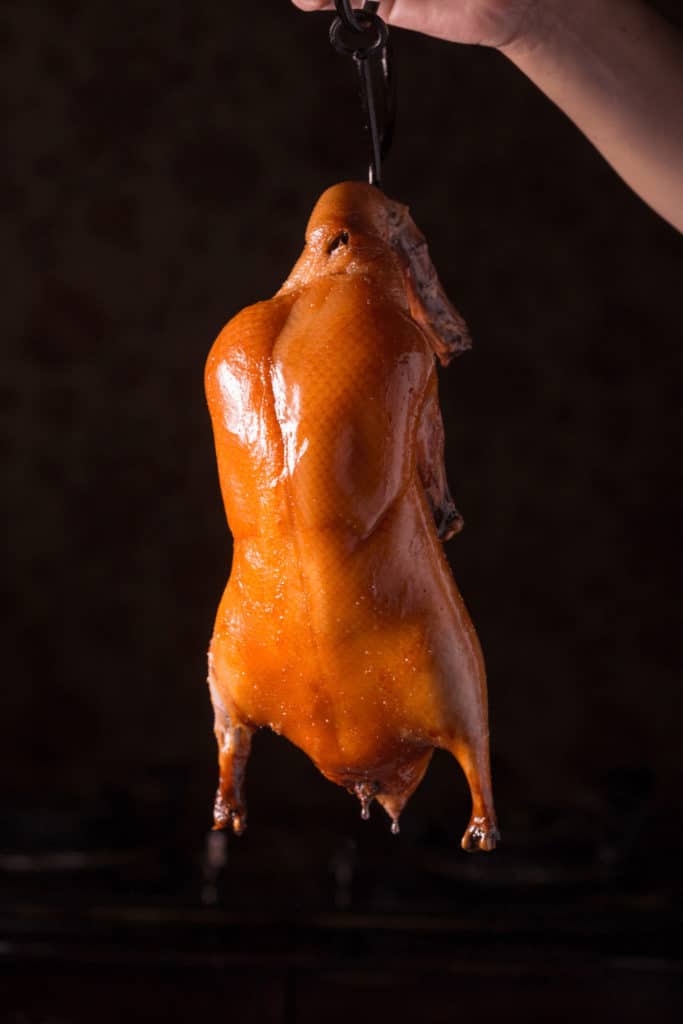 A whole Peking duck costs around $70