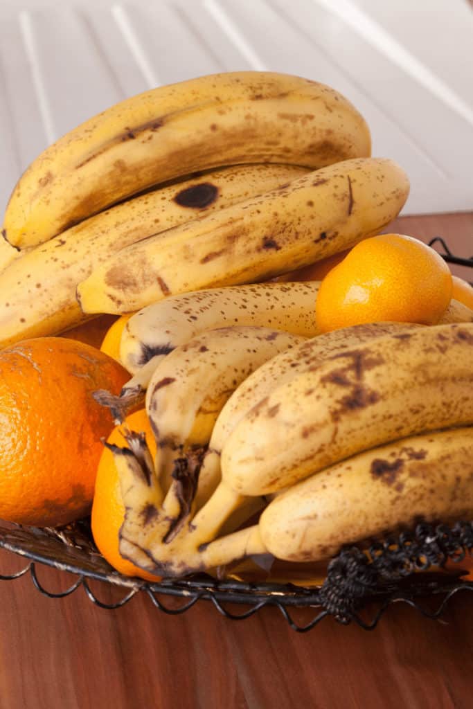 Bananas ripen better when close proximity to other ripe fruit