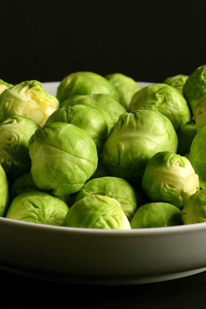 Brussel sprouts should be white inside