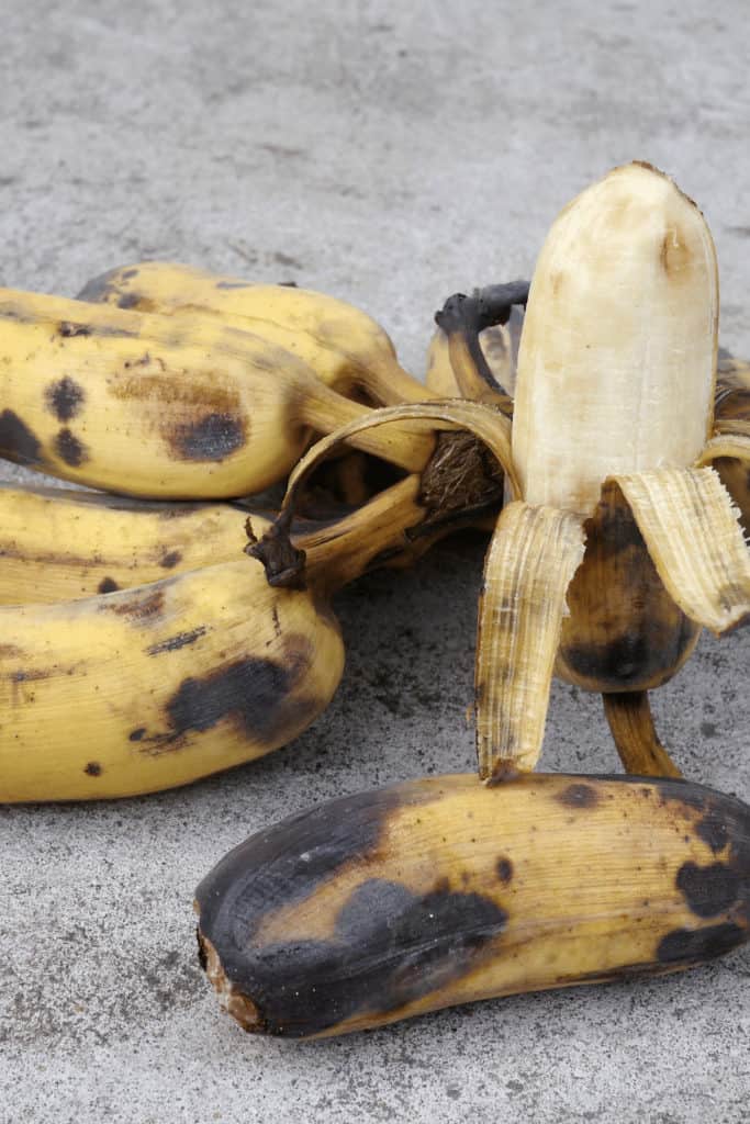 The riper bananas get, the more sugar they contain