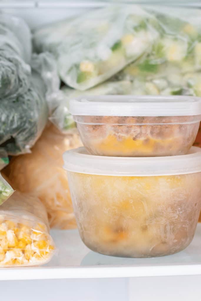 Frozen microwave meals can be stored in the fridge for a max. of 24 hours