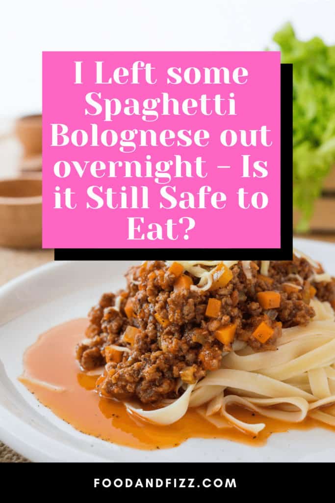 I Left some Spaghetti Bolognese out overnight - Is it Still Safe to Eat?
