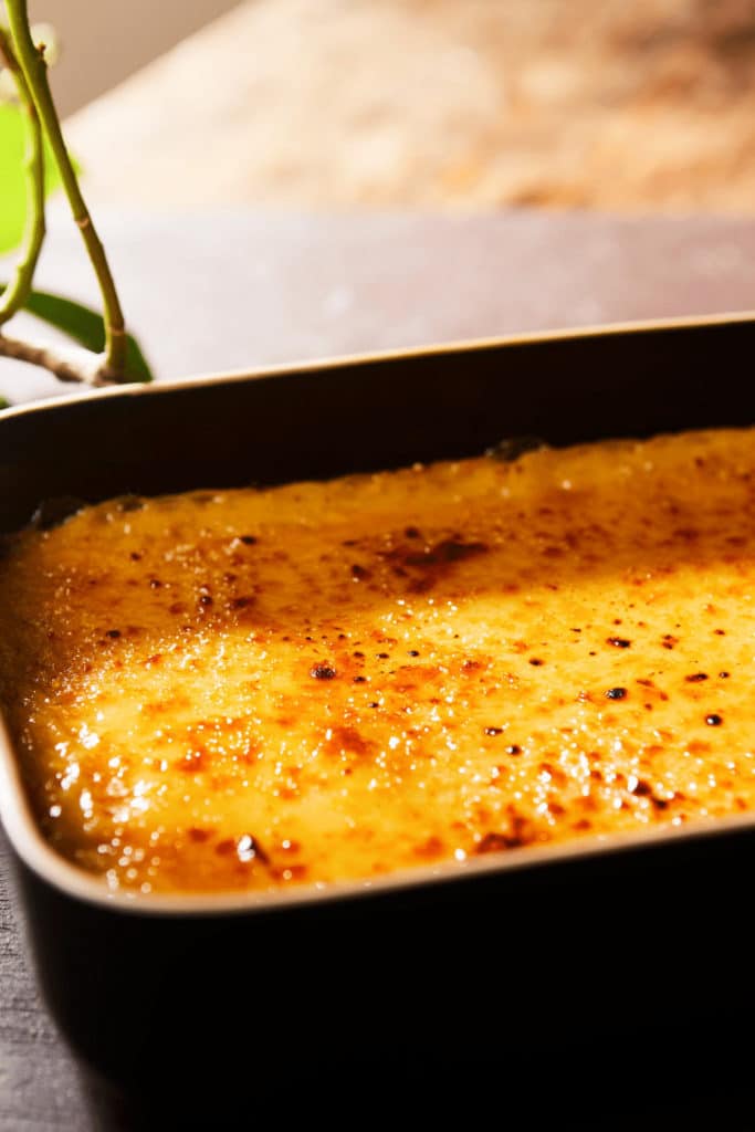 One more reason for why Crème Brulee didn’t set is that you didn't refrigerate it sufficiently