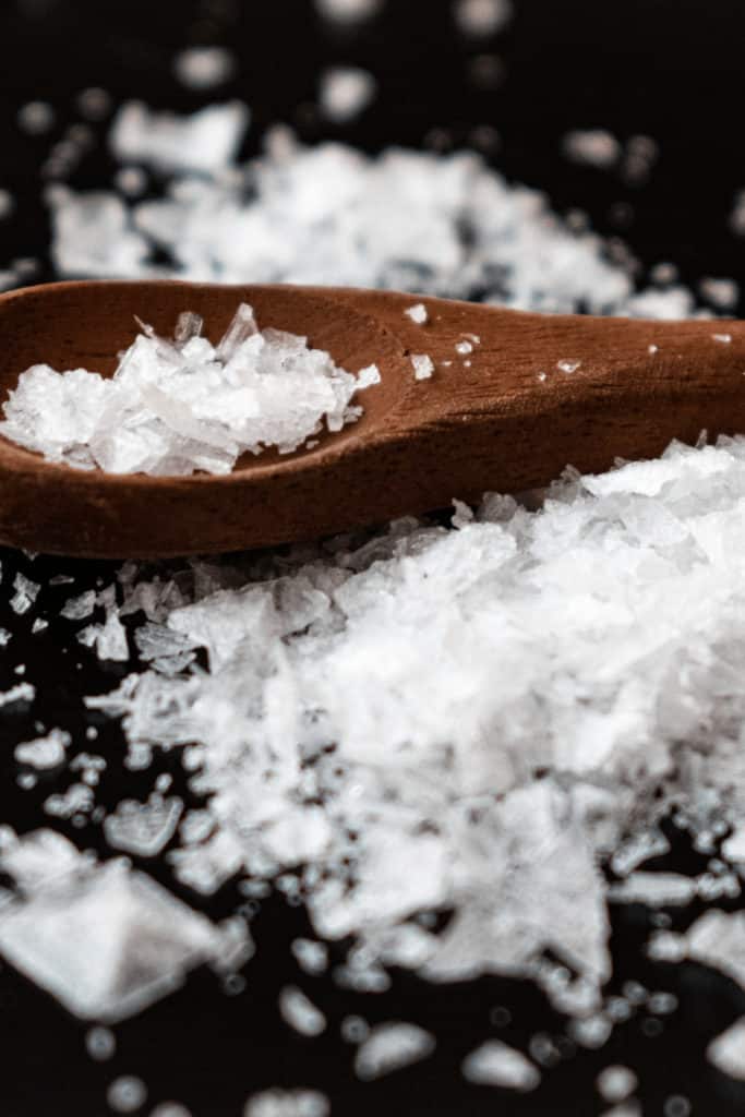 The smoke point for salt is around 1474°F (801°C)