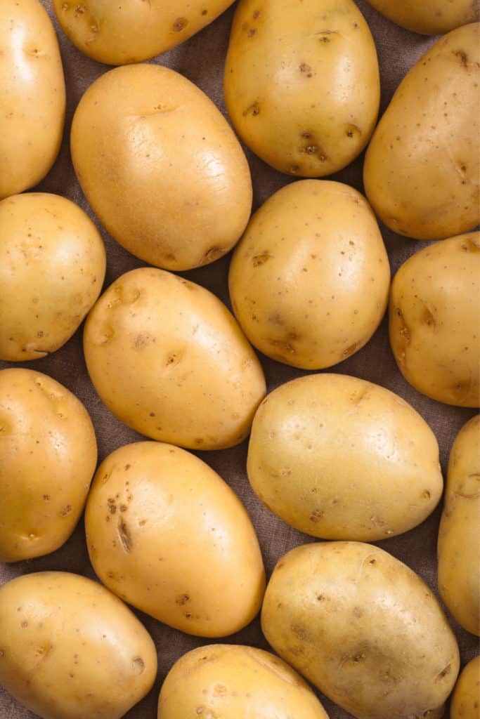 Yellow potatoes have a butter flavor