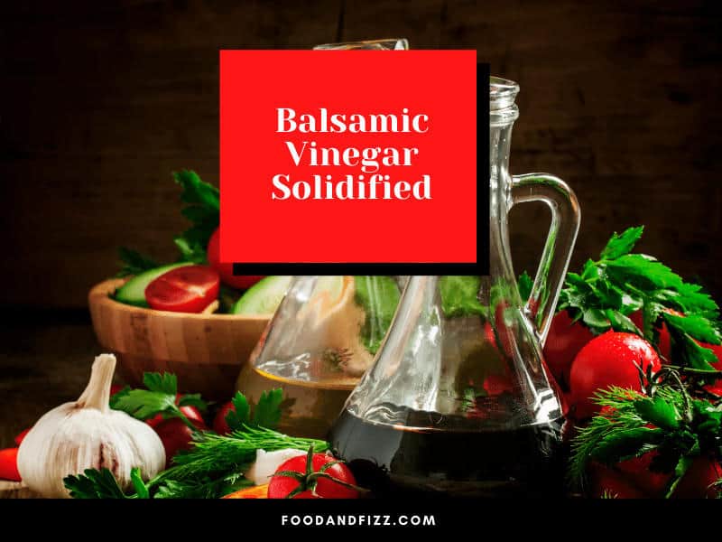 Balsamic Vinegar Solidified