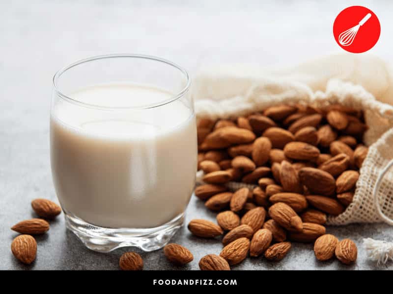 Blanching and Oil Roasting can be used to pasteurize almond milk