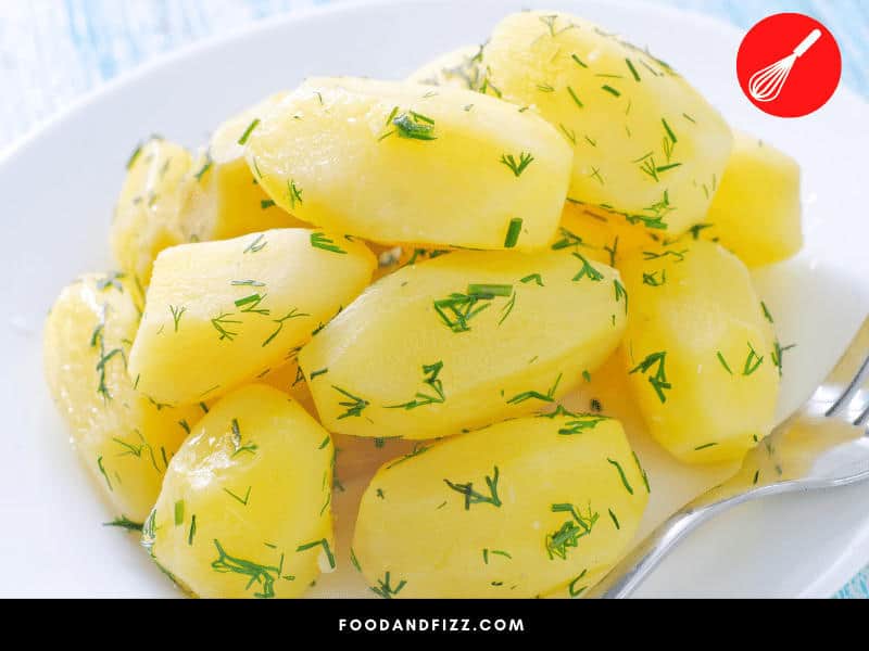 Boiled potatoes are blank canvases in terms of flavor, and can be used in a variety of recipes.