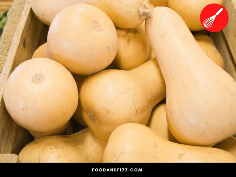 Butternut squash should be firm when it is good. Any discoloration or spots in the flesh and also on the skin of the squash, are signs that your butternut squash may have started to spoil.