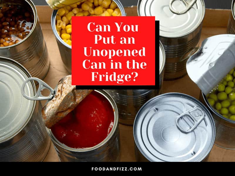 Can You Put an Unopened Can in the Fridge?