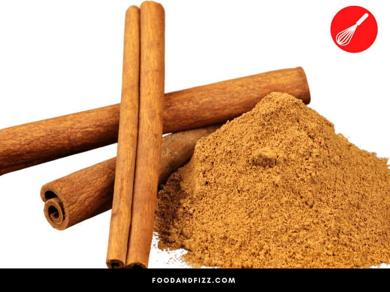 Cinnamon tastes sweet because of the essential oil cinnamaldehyde