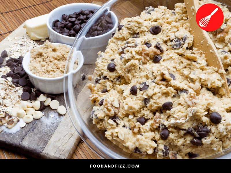 Cookie dough that has a lot of chunky add-ins like chocolate chips and nuts will not work with a cookie press.