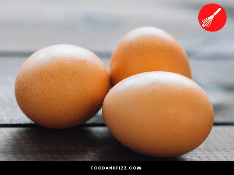 Egg shells serve as a barrier and protection for the egg and prevents bacteria from entering.