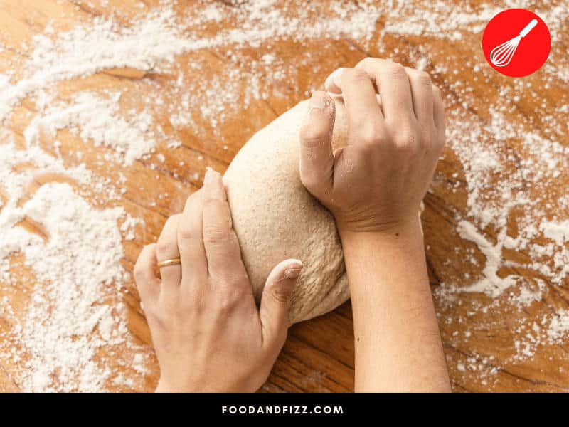 If your pasta dough is too sticky, kneading it a little more will often help it achieve the right consistency.