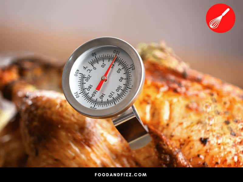 t is important that your chicken registers at least 165 °F on a meat thermometer, regardless of cooking method.