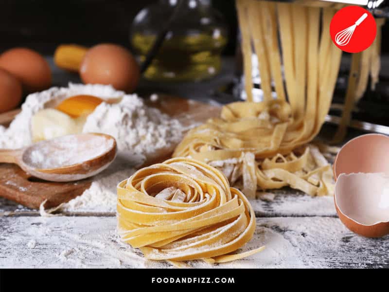 It is important to have the right egg to flour ratio in making fresh pasta to ensure the dough is properly hydrated.