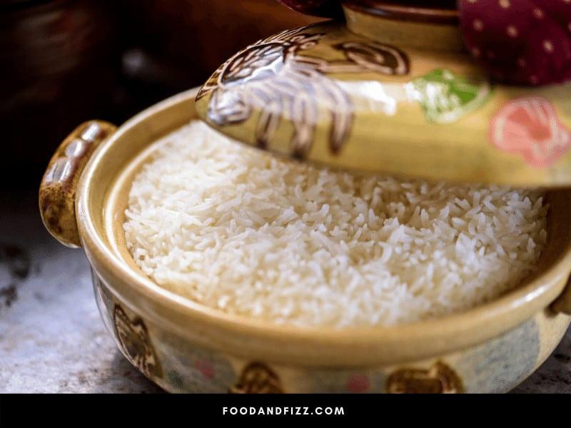 Rice Can Be Cooked in Any Deep Pot With A Lid On the Stove Top or On A Rice Cooker.