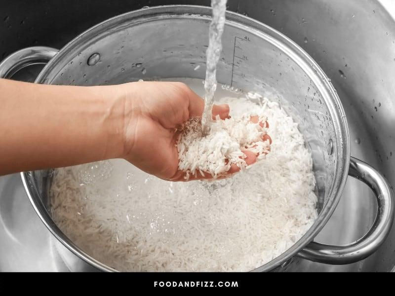 Rinsing Your Rice Removes the Excess Starch from The Grains, Resulting In Less Bubbling.