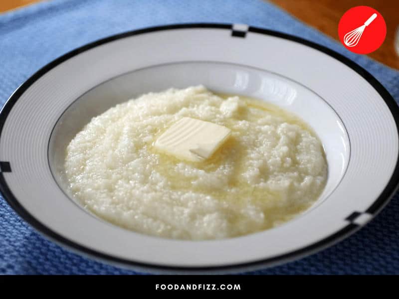 Washing your grits help get rid of excess starch, making your grits less clumpy.