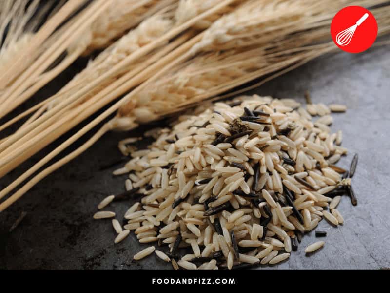 Wild rice is an aquatic grass with edible grains, and is known for its nutty flavor. It takes longer to cook than brown rice and white rice.