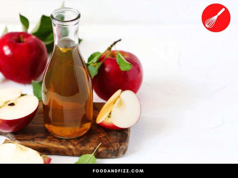 Apple Cider vinegar is made from apples and is sweeter and has a fruity flavor.