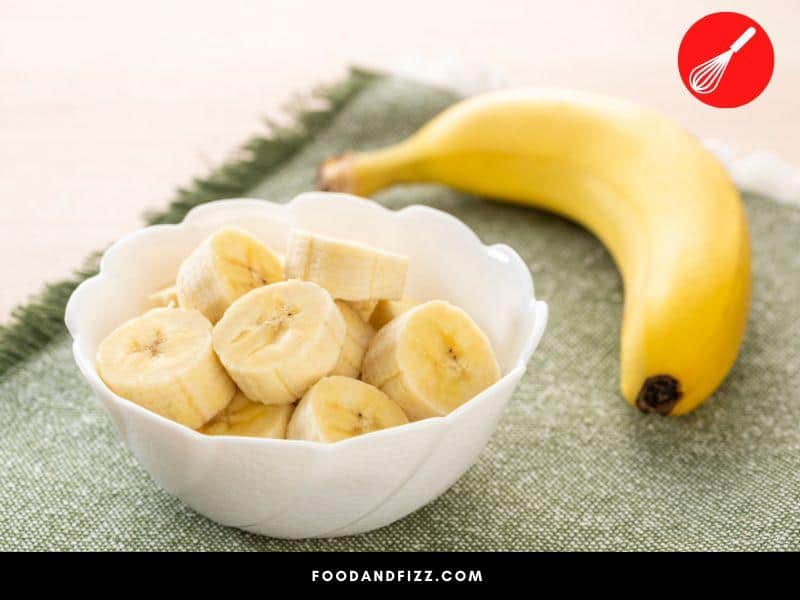 One banana is enough to provide 10 percent of the recommended daily value of potassium and 12 percent of vitamin C.