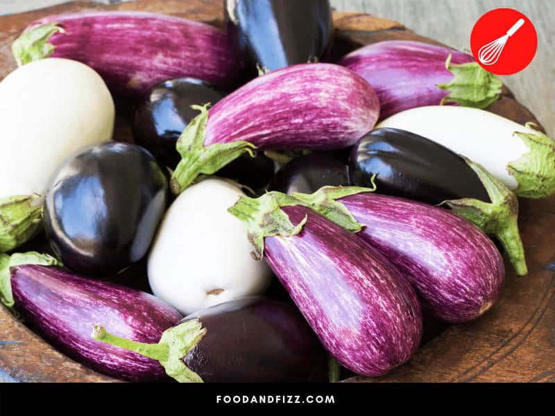Eggplants, whether ripe or unripe, contain a compound called Solanine which in small amounts are not harmful, but when consumed in large amounts, can be detrimental to one's health.