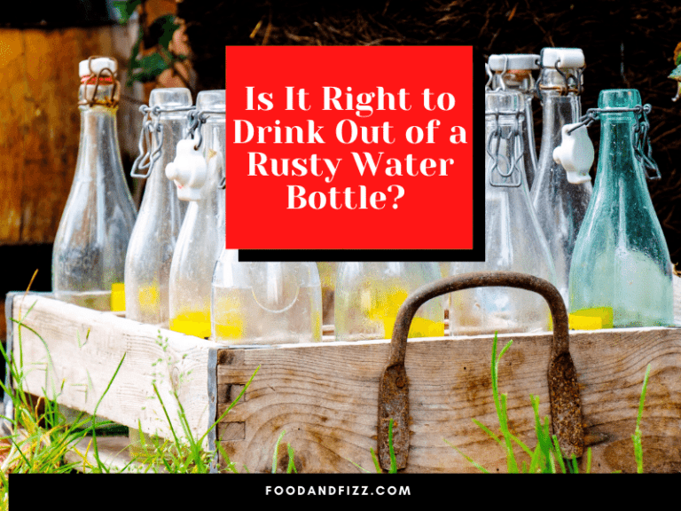 Is It Right To Drink Out Of A Rusty Water Bottle? 1 Truth