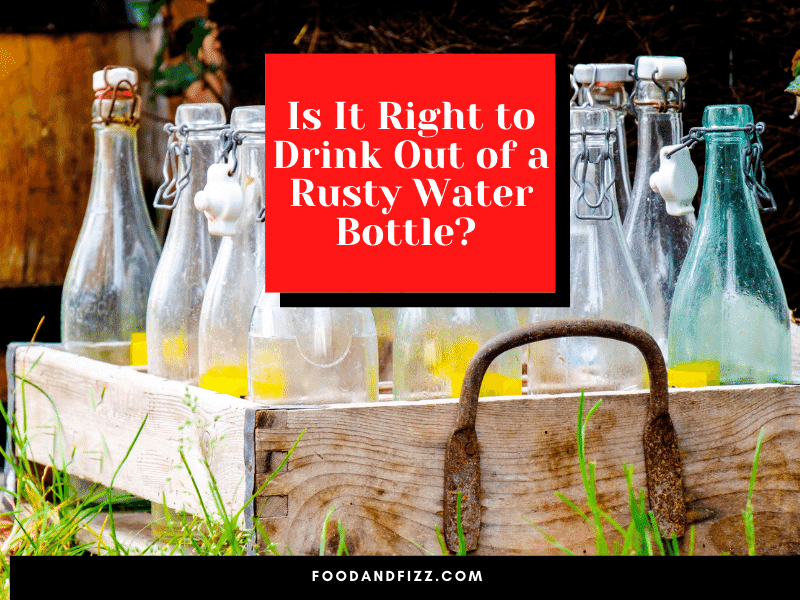 Is It Right to Drink Out of a Rusty Water Bottle?