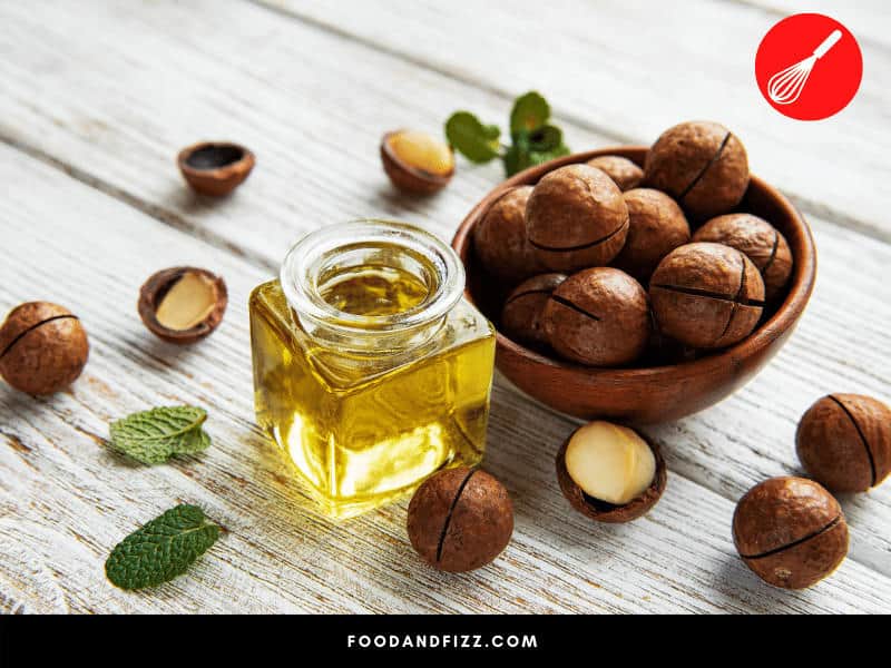 Macadamia oil has a higher smoke point than olive oil, and can be used in cooking.