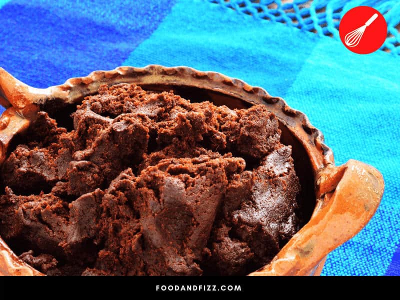 Mole paste is a dehydrated version of mole sauce that lasts for months and even years longer than mole sauce.