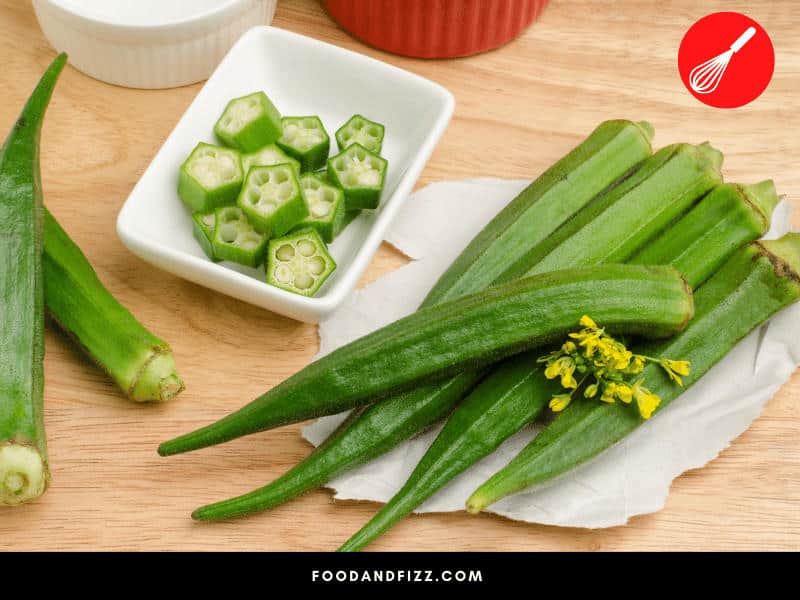 Okra has many health benefits including reducing blood sugar levels and increasing immunity.