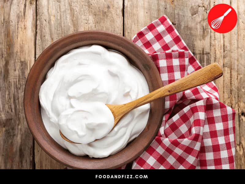 Plain yogurt is light, tangy, creamy and smooth.