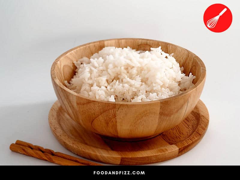 Rice may also be cooked first and then counted as it is easier to count cooked grains.