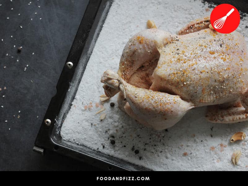 Salting chicken is a way to dry chicken. Just make sure to place on a wire rack and store in the fridge.