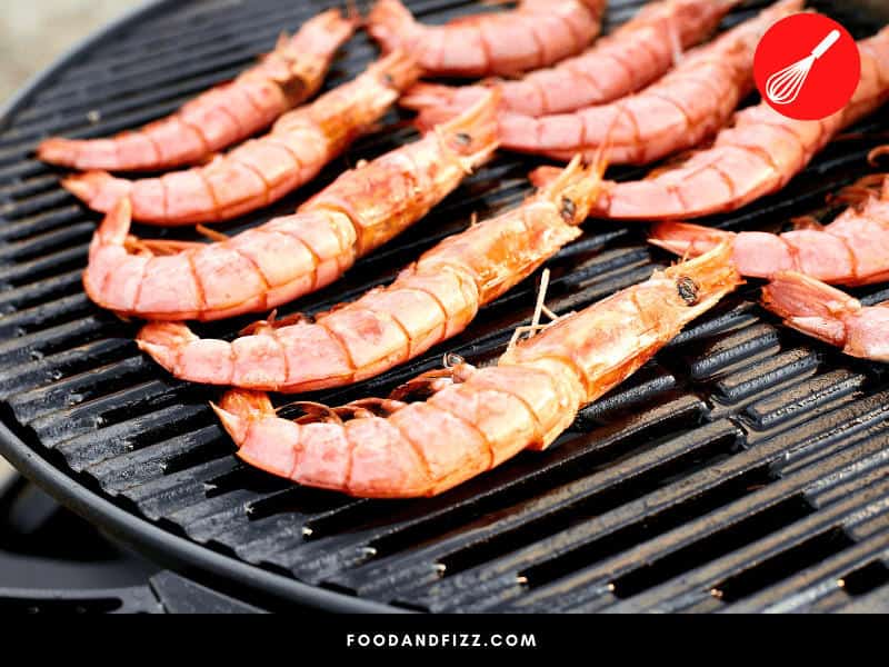 Shells do not need to be removed especially when grilling shrimps.
