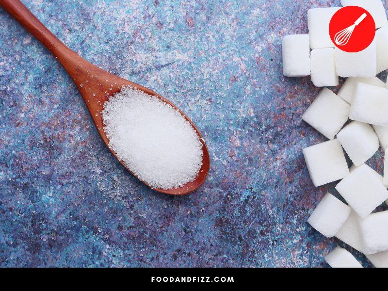 Sugar also causes cavities and too much compromises our dental health.