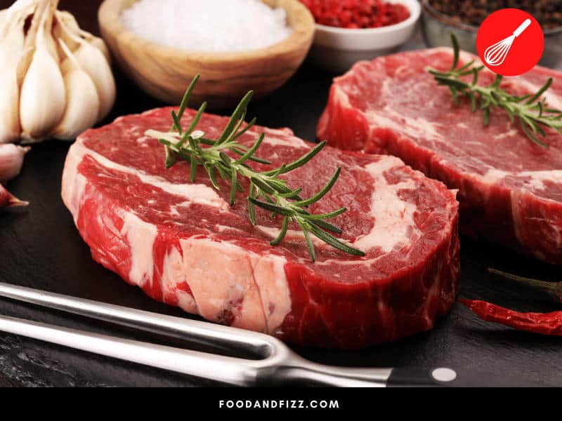 Thicker cuts of meat like steak are perfect for searing. Thinner and more tender cuts like fish or vegetables can dry out and overcook quickly.