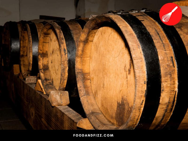 Traditional balsamic vinegar is aged in barrels. It can have a sweet and yet smoky flavor. .