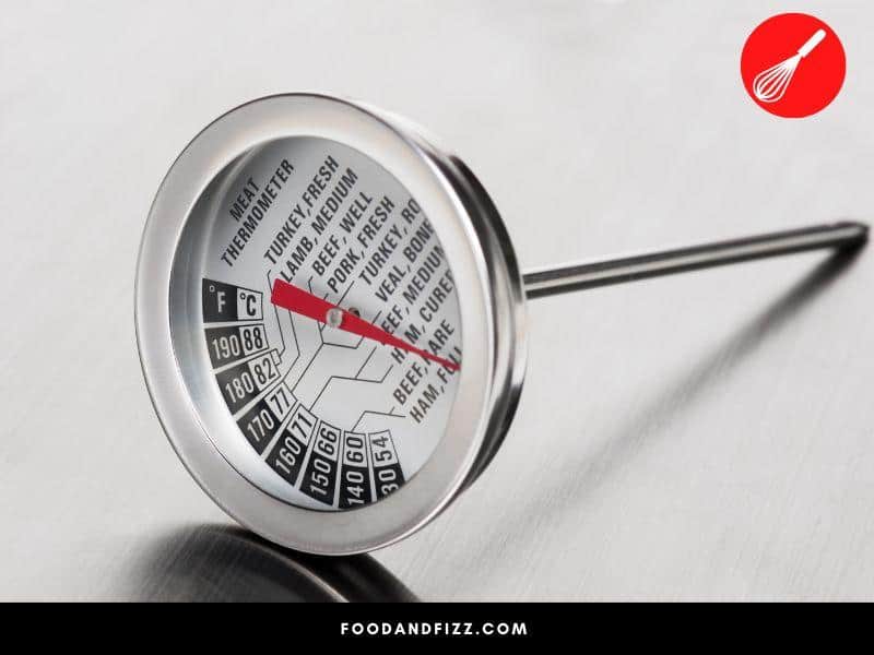 A meat thermometer can help you accurately achieve your desired doneness.