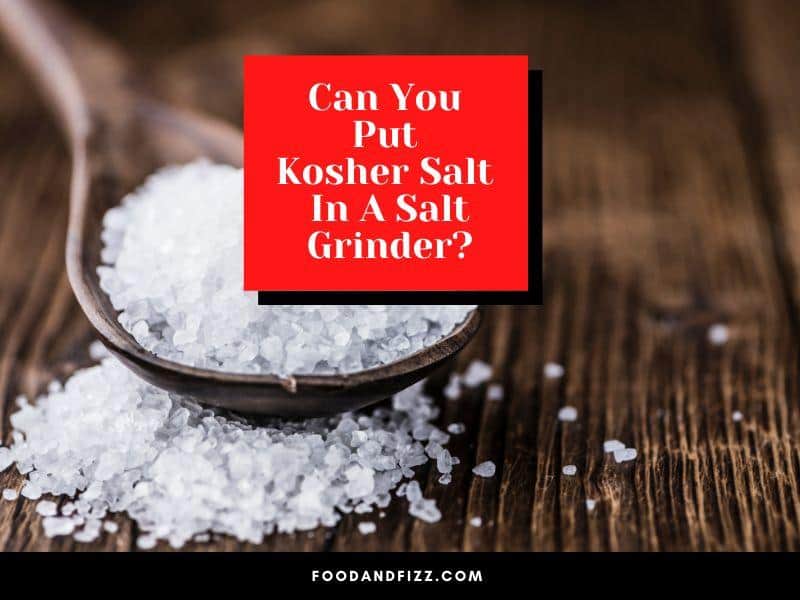 Can You Put Kosher Salt In A Salt Grinder?