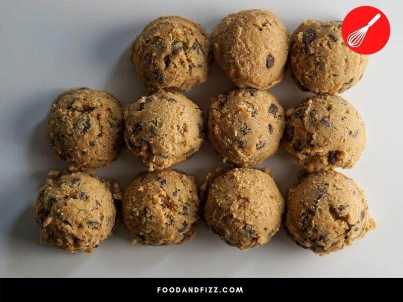 Cookie dough may be thawed at room temperature.