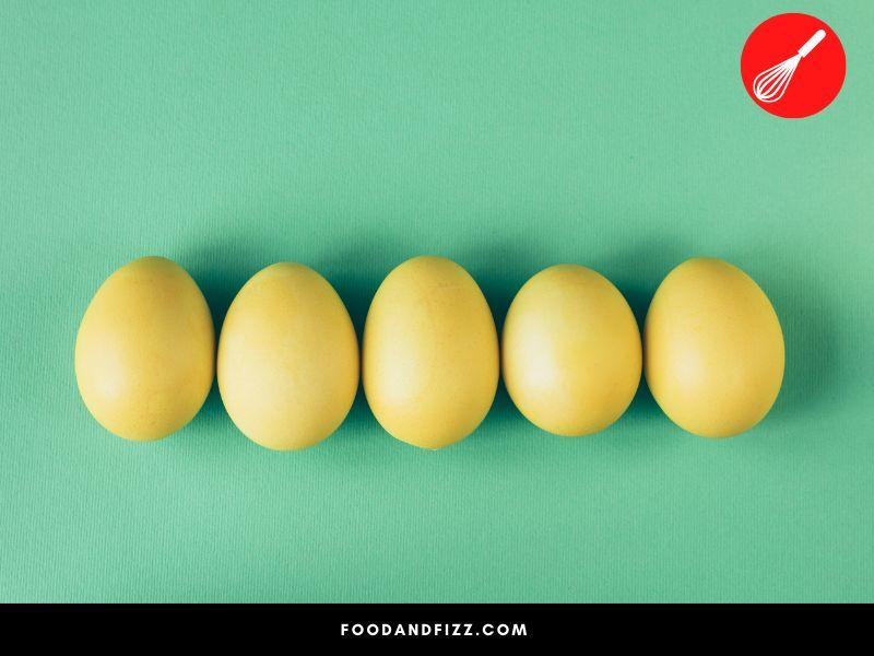 Eggs scrambled by shaking are safe to eat.