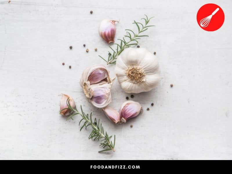 Garlic has many health benefits including lowering cholesterol.