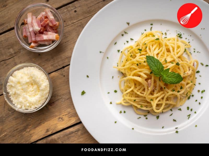 Guanciale is what is traditionally used for carbonara. Most believe it is superior in flavor to pancetta.