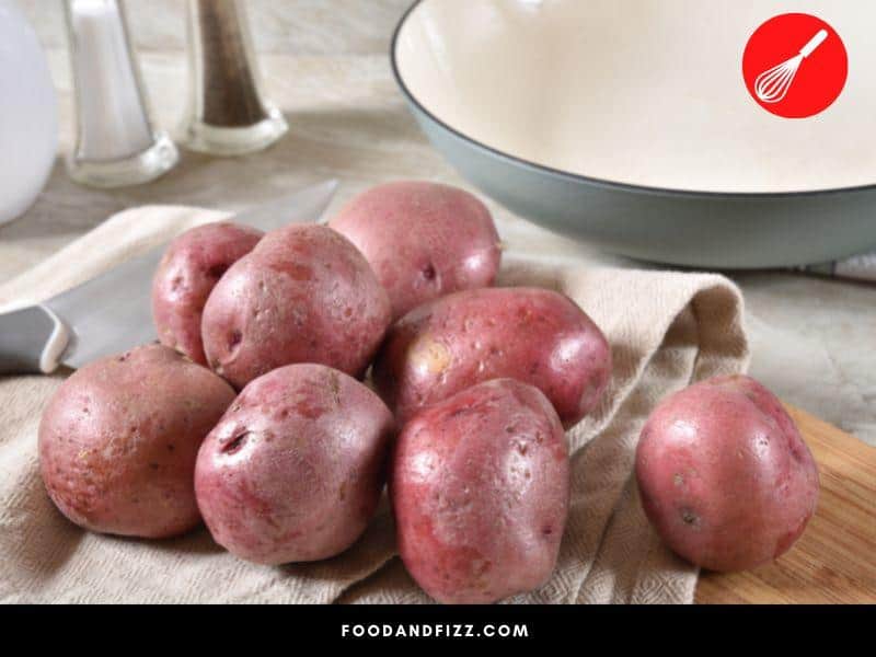 Handle and store potatoes properly to avoid brown spots.