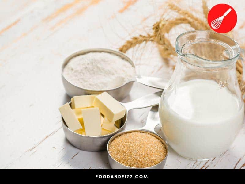 Milk, butter and flour products require much higher temperatures than home canning equipments allow.