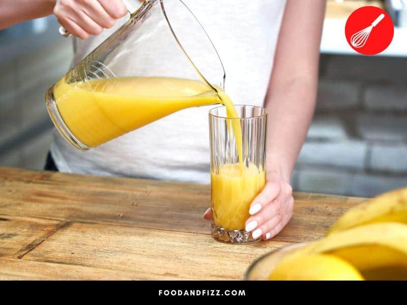 Purchasing orange juice concentrate allows you to extend and maximize how much orange juice you have on hand by adding water.